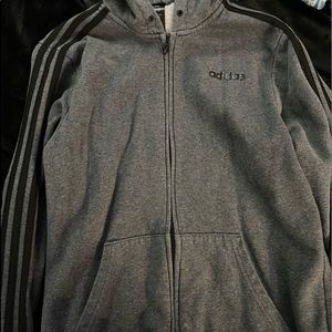 adidas zip up hoodie